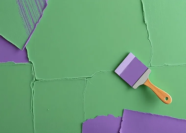 Ponçage et rebouchage des fissures avant mise en peinture