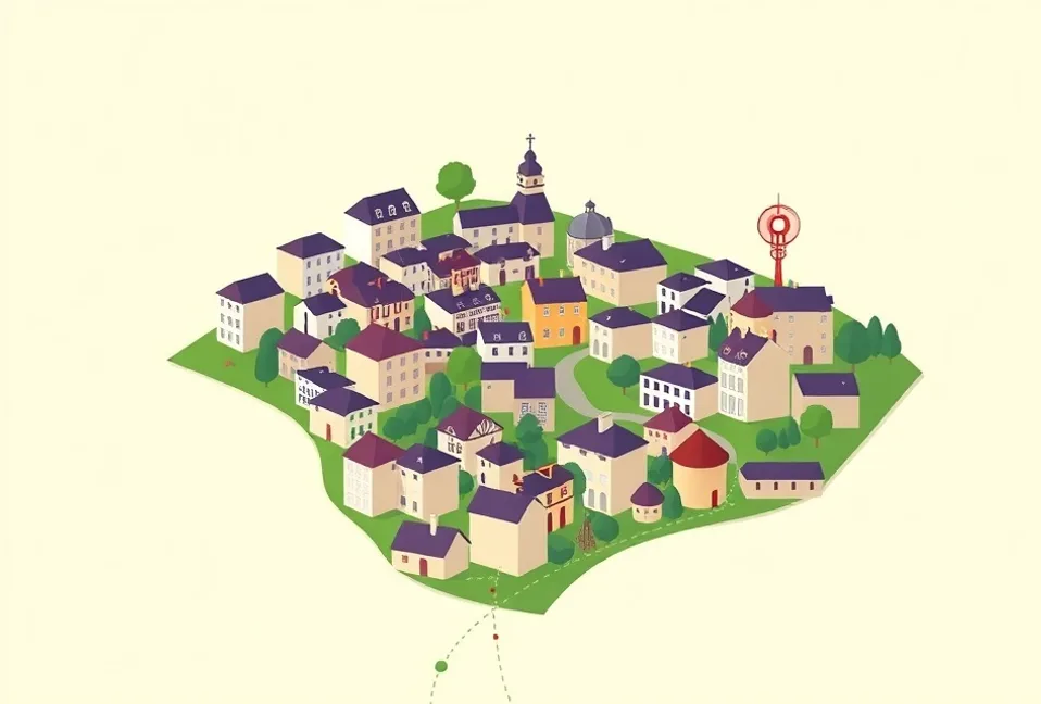 Carte du secteur d'intervention autour de Villeurbanne (69100)